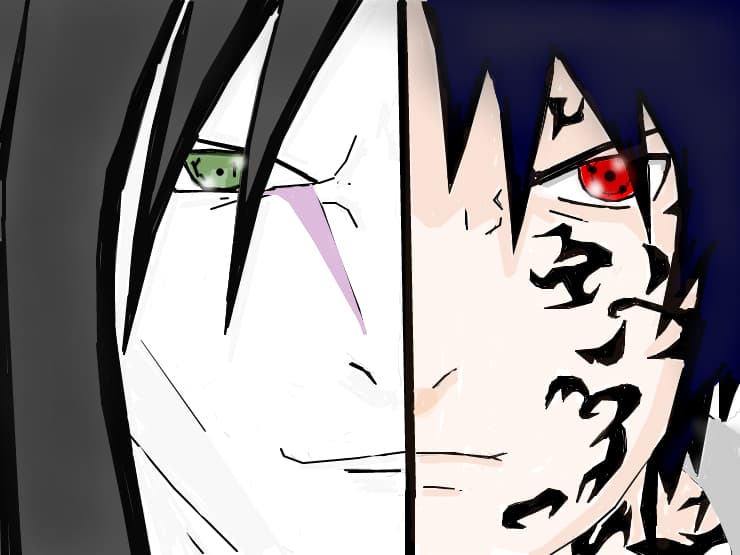 Orochimaru si sasuke