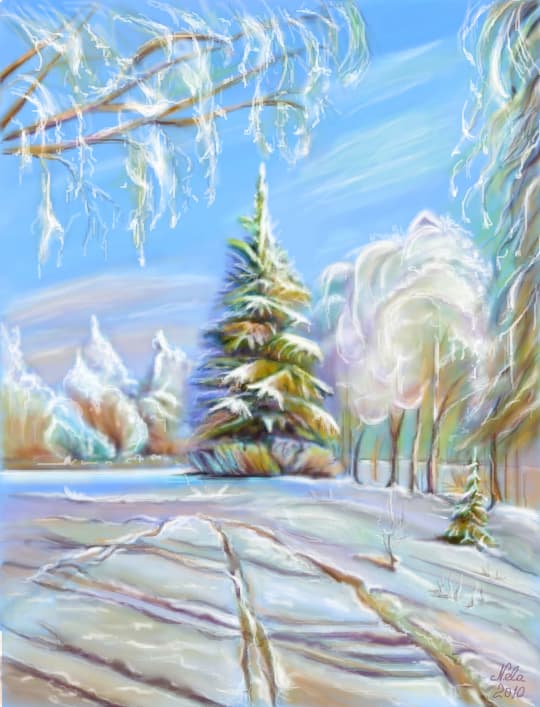 peisaj de iarna