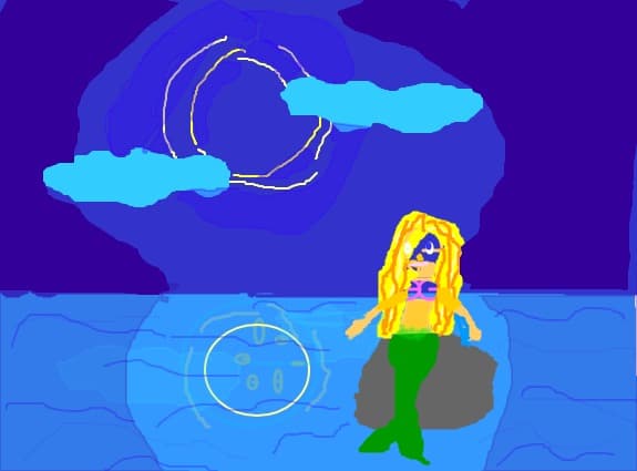 sirena sub clar de luna