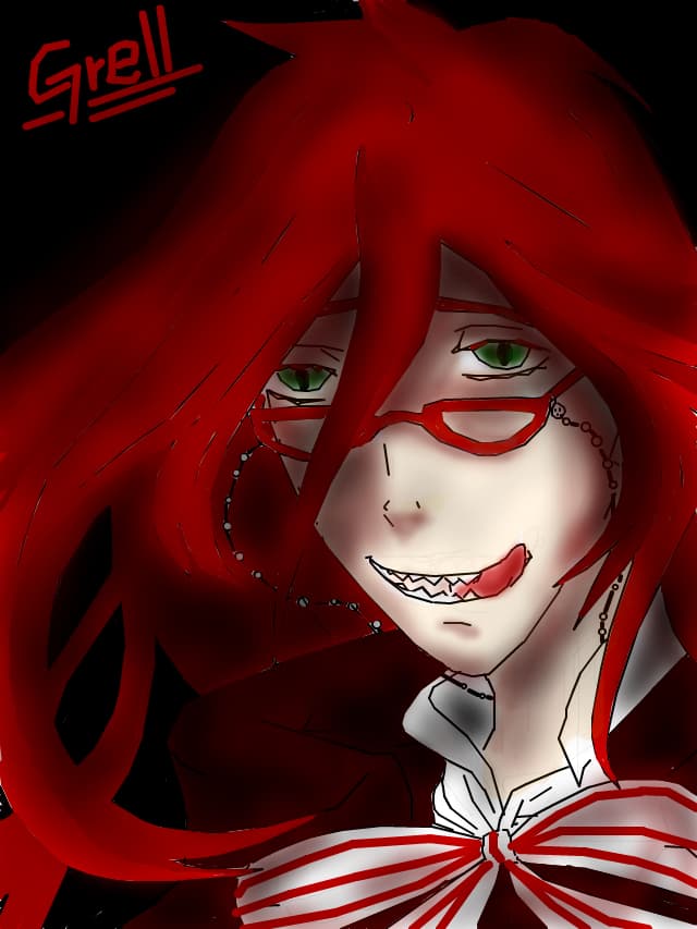 Grell.....desen  terminat ...!!!