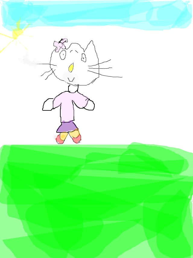hello kitty nu sant talentata de loc pentru ca nu am tablita