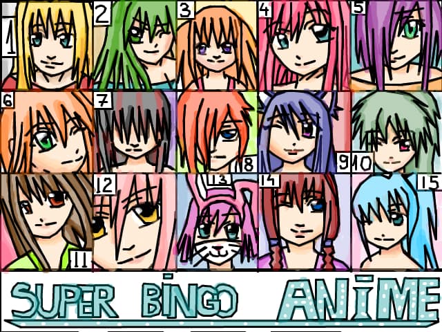 Super Bingo Anime(metropolis in stil anime)se incheie la 12:00