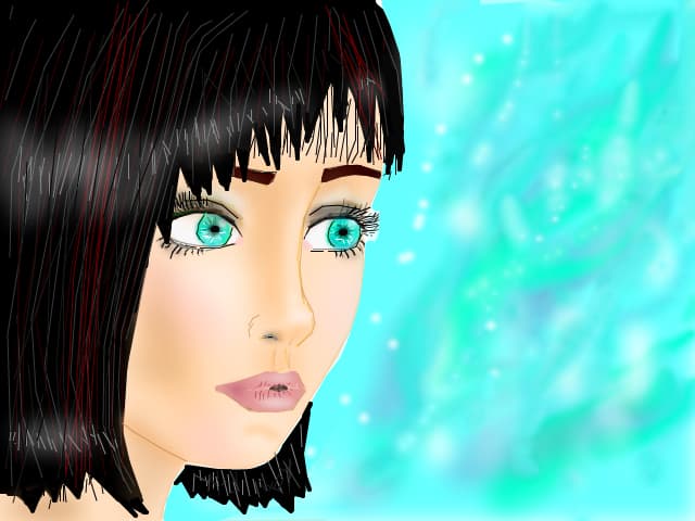 blue eyes