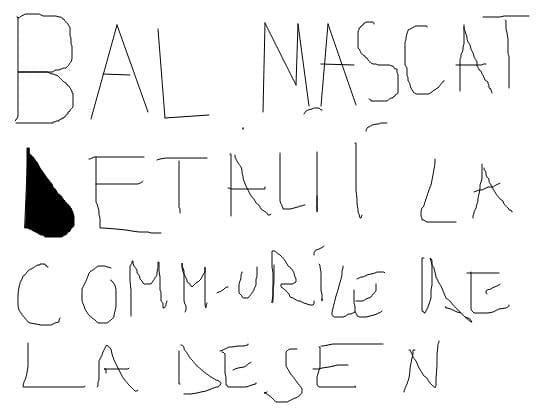 Bal mascat...ceva original