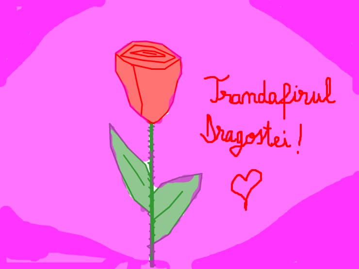 trandafirul dragostei
