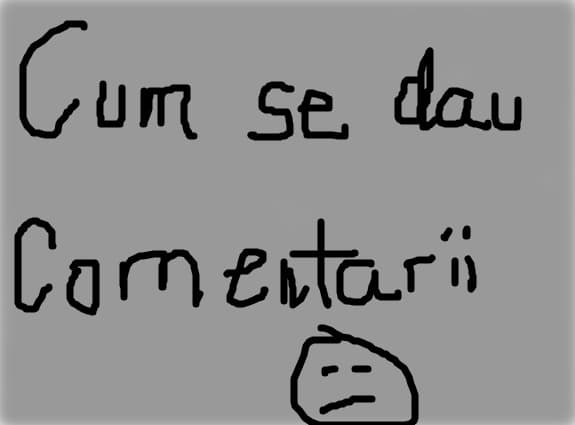 cum se dau comentarii ?