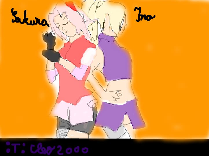 Sakura and Ino