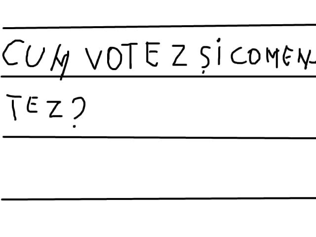 cum votez si comentez?