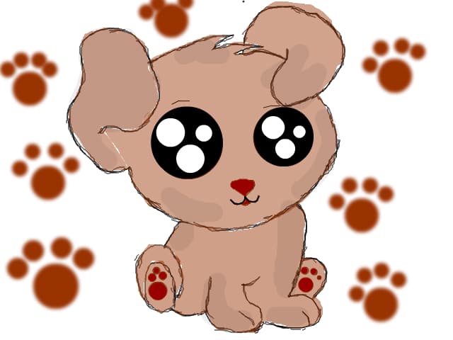 Anime sweety dog...