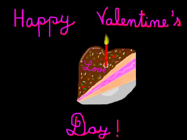 Happy Valentine`s day (are si lumanare..dati mare ca nu se vede)