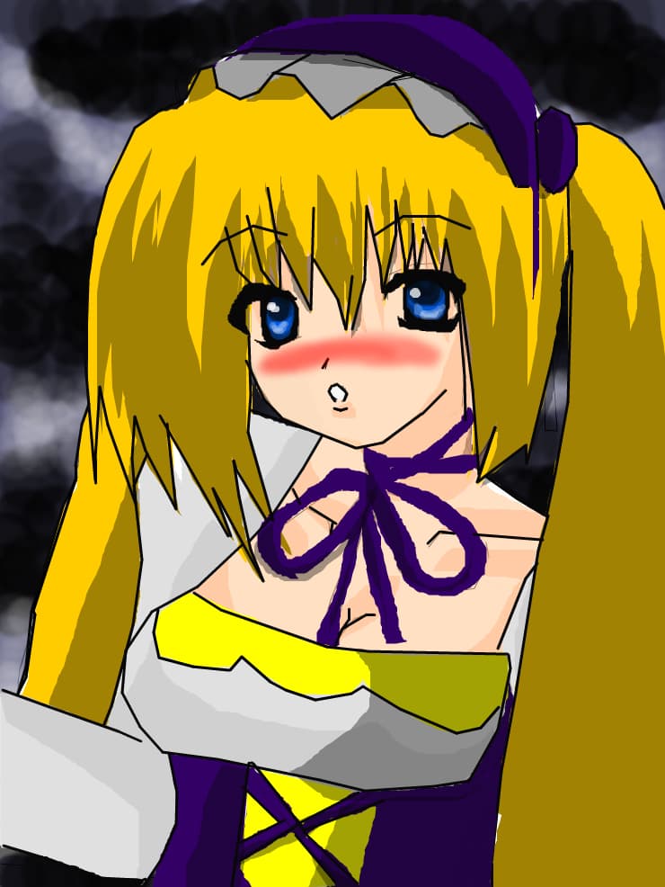 anime girl, acum are bujori in obrajori :))