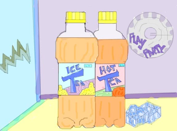 ICE TEA AND HOT TEA