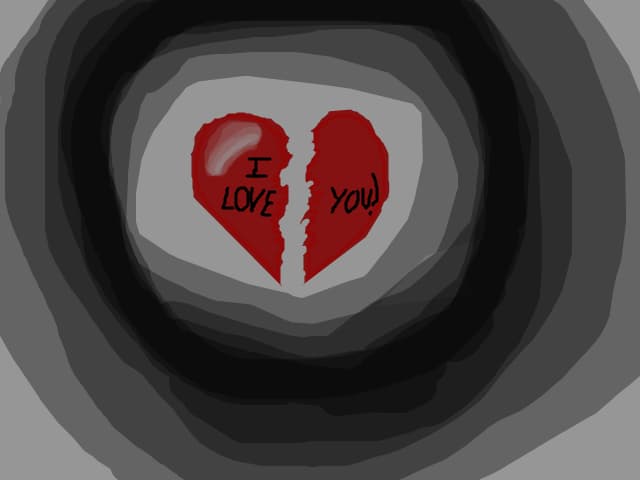 Heart in the drakness
