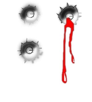 3 Bullet Holes