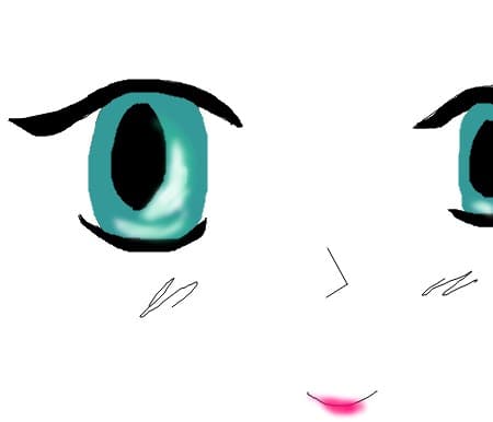 anime girl face