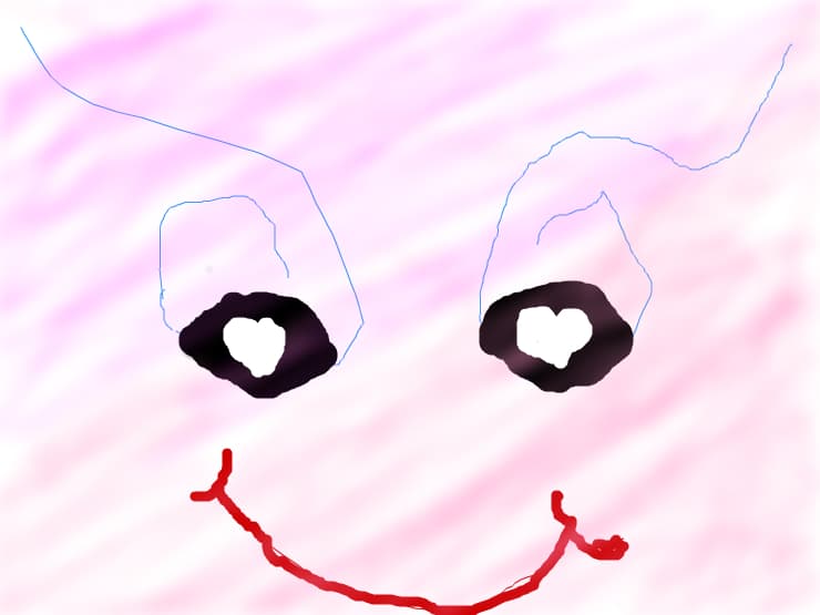 a face...