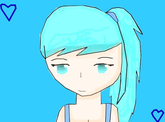 Blue girl