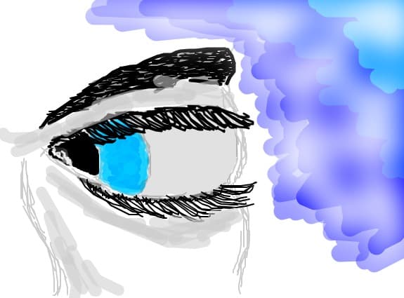 new blue eye