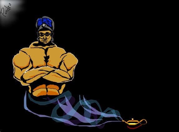 the Genie of the lamp