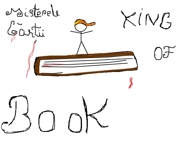 teme proste...king of book(misterele cartii..vi le spunla descriere)sper sa nu intelegeti k king of 