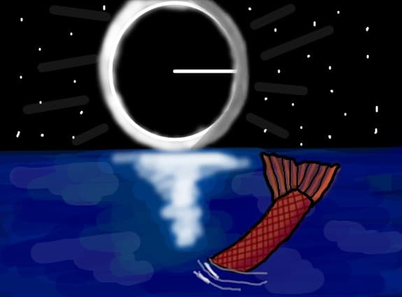 sirena controlata de luna plina