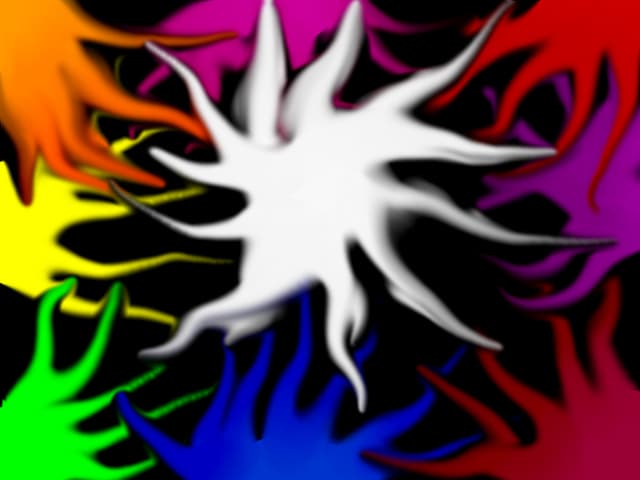 Colored fire