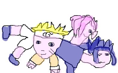 sakura naruto si sasuke