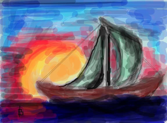 SunsetBoat