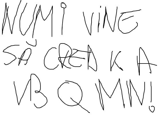 NUMI VINE SA CRED K A VB Q MINE!!!AAAAAA