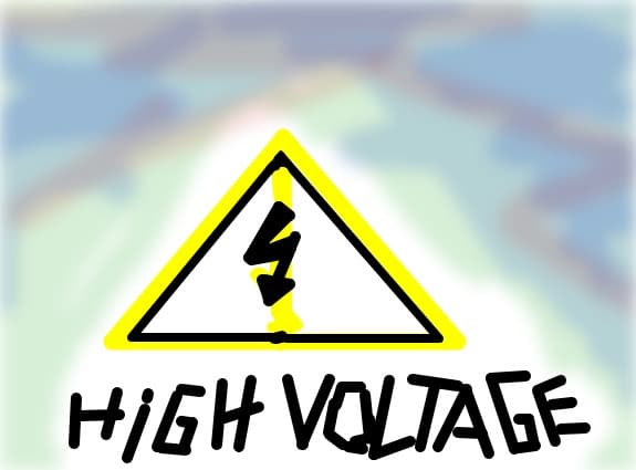 ... high voltage ....