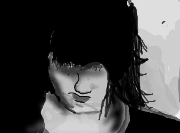 primu meu portret...
