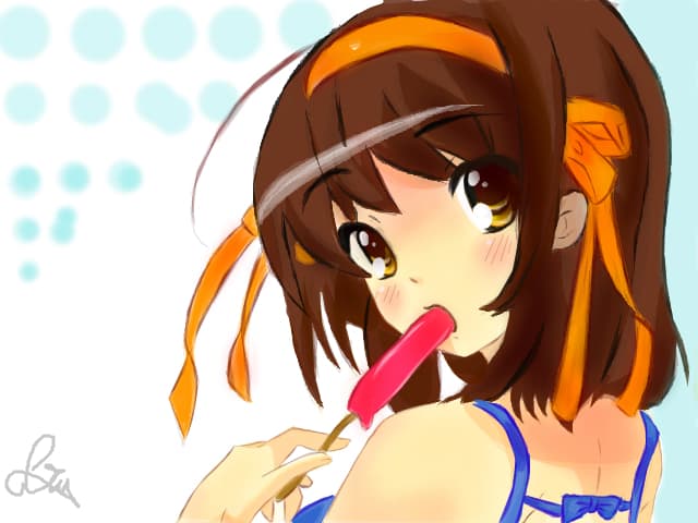 Haruhi Ice Cream xD\'