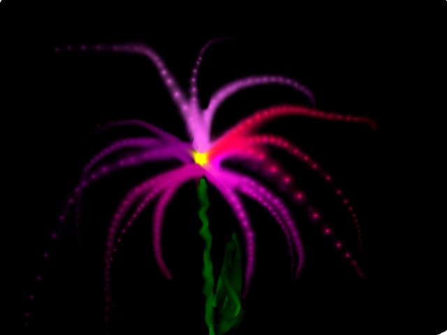 abstract flower