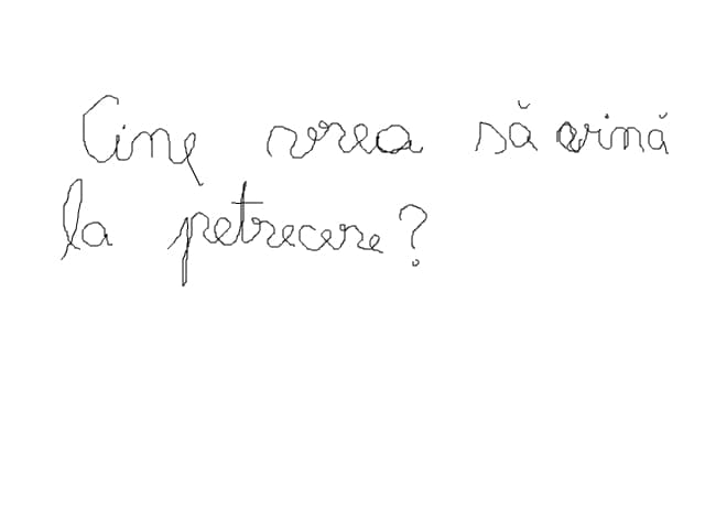 cn vrea sa vina la petrecere ?