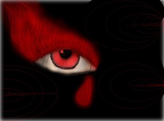 red tear