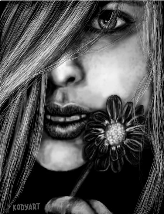 Beauty in black and white