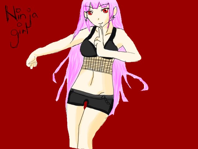 Anime ninja girl