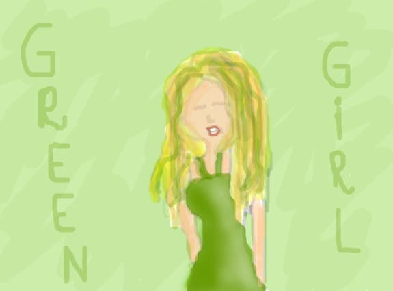 green girl
