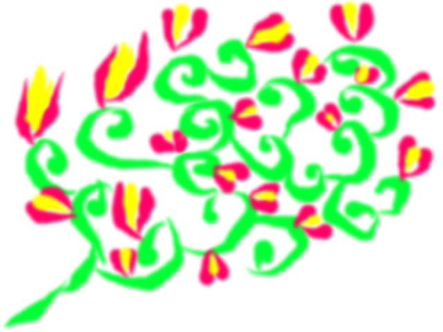 Branch with flowers