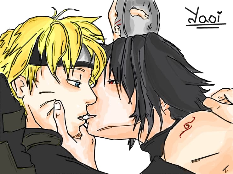 sasuke kiss naruto