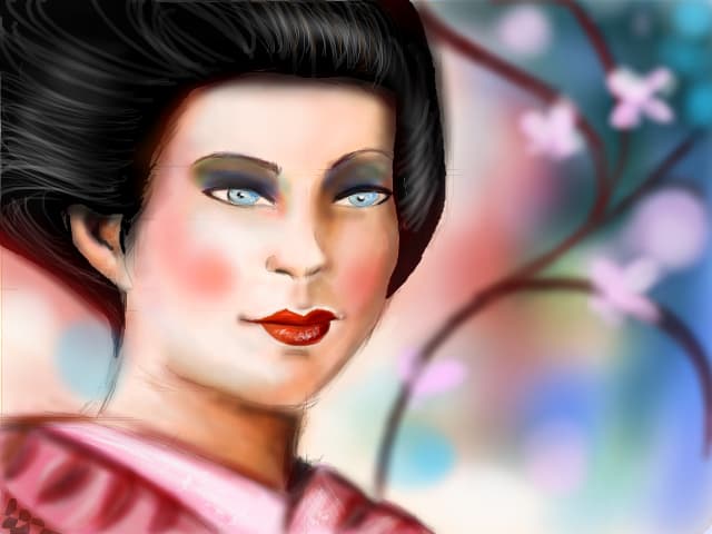 Geisha -2 ani de desenatori( i ha:)))