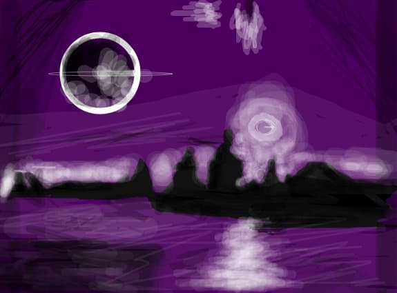 romantic moon