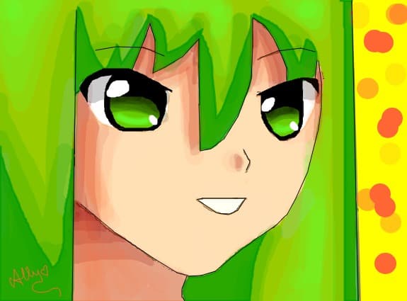 *green girl*