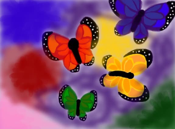 The butterflys