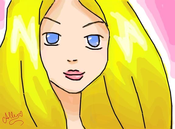 blonde girl
