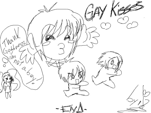 Gay kisses xD