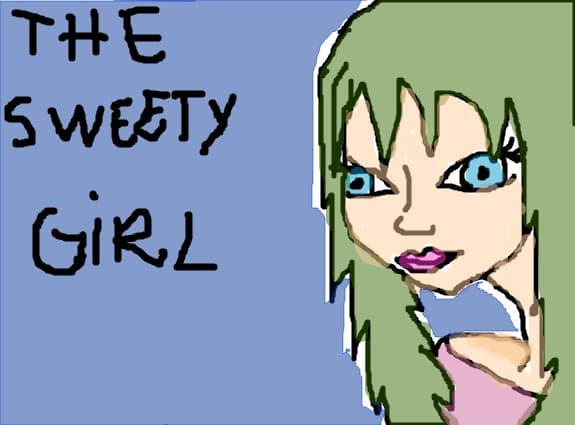 the sweety girl