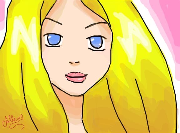 blonde girl:)