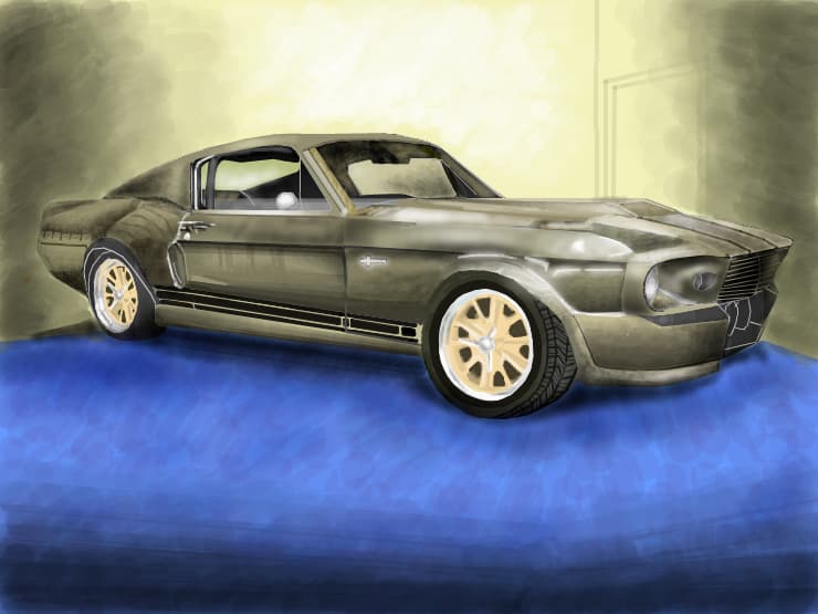 Ford Mustand 1967-Colaborare bUluTz-Pentru Bida