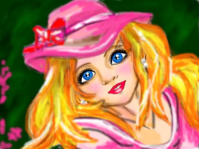 girl smiling